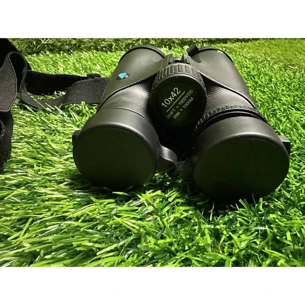 National Geographic 10x42 Roof Prism Binoculars Waterproof FMC Black w/ Harness